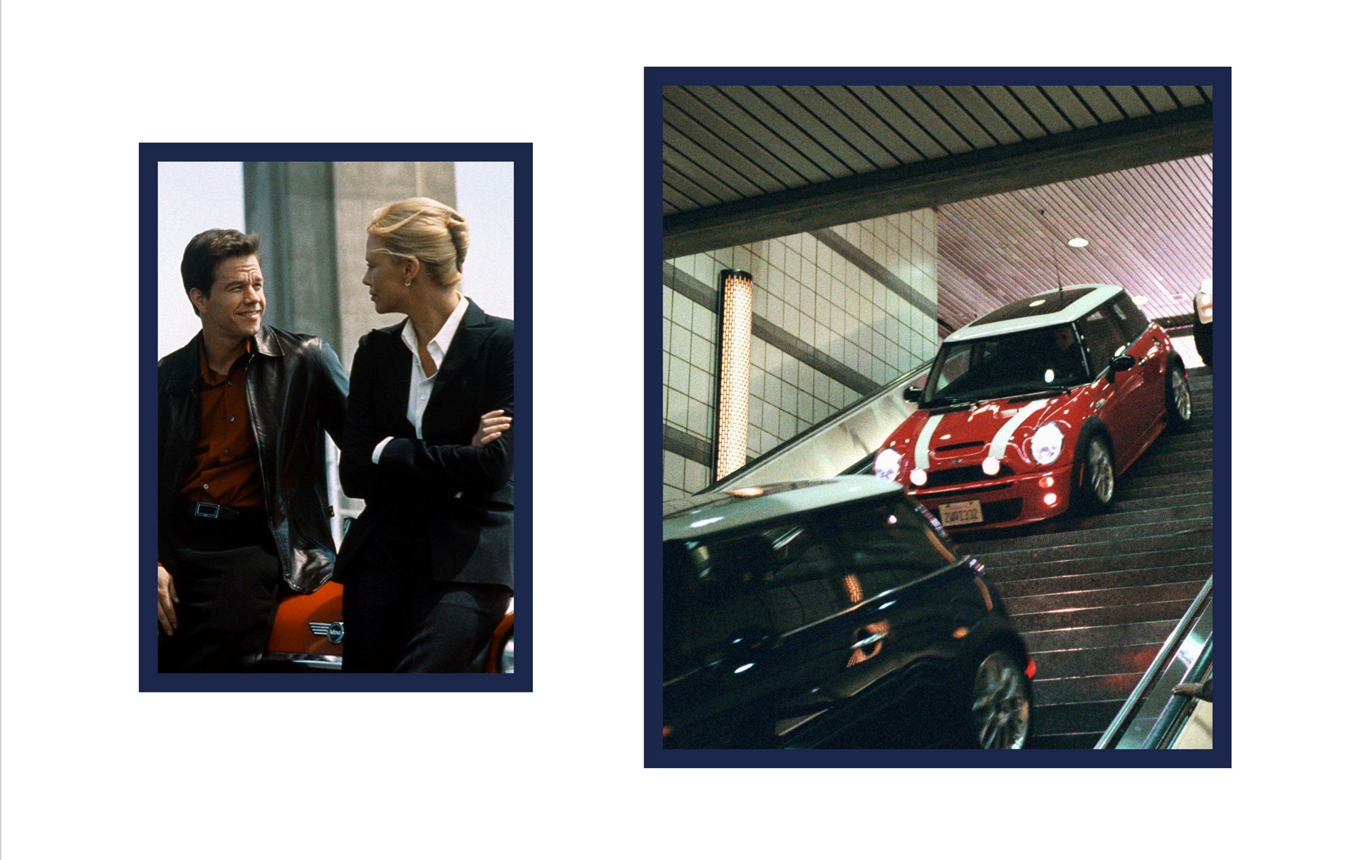 A stills from the film „The Italian Job” (2003).